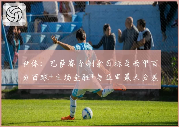 世体:巴萨赛季剩余目标是西甲百分百球+主场全胜+与亚军最大分差